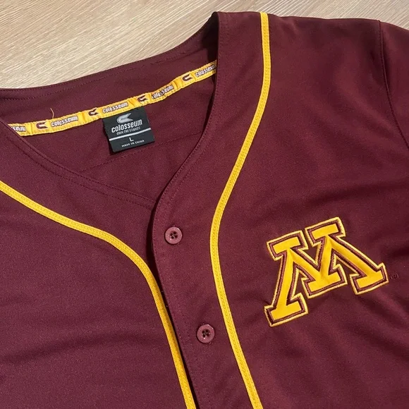 Colosseum Athletics Minnesota Gophers Baseball Jersey - Picture 3 of 6